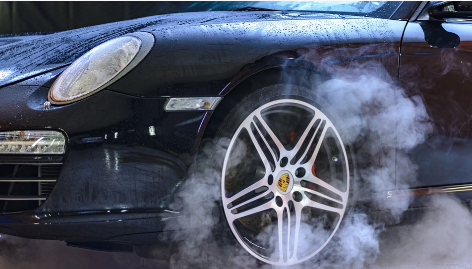 car being washed